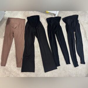 Lot of Maternity Leggings Full Panel Medium Old Navy Motherhood Maternity